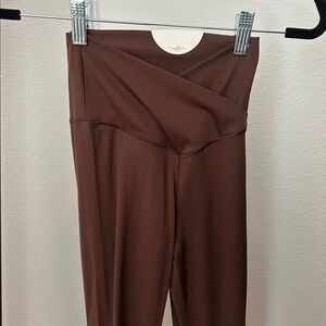 Aerie crossover flare leggings